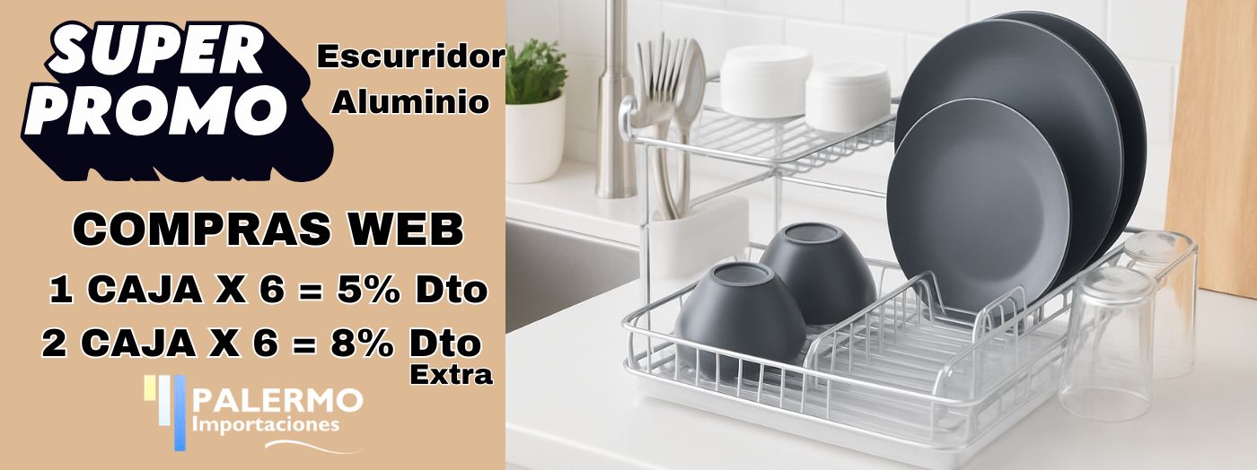 Promo Escurre Aluminio