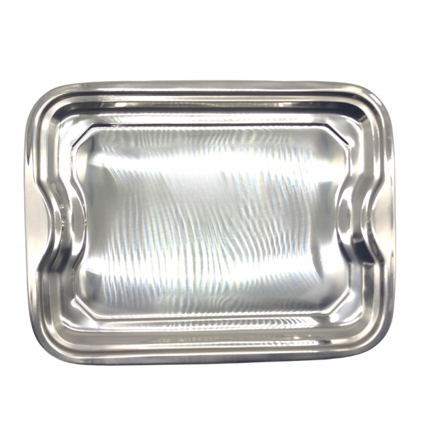 BANDEJA INOXIDABLE 43X 34 CM