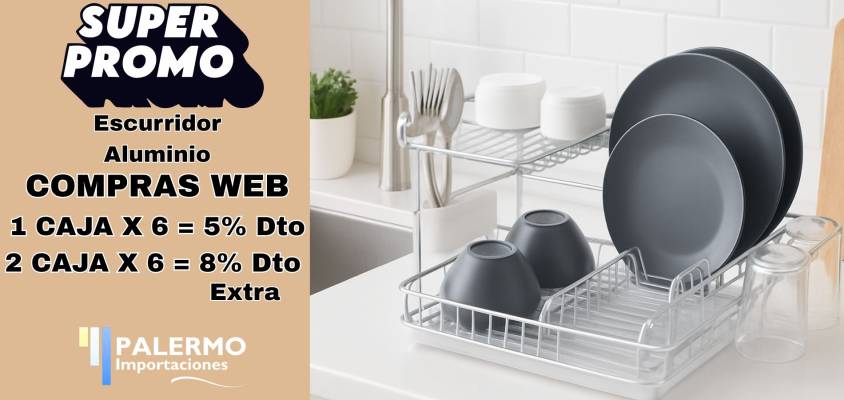 Promo Escurre Aluminio