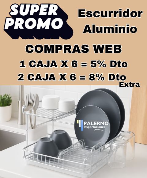 Promo Escurre Aluminio