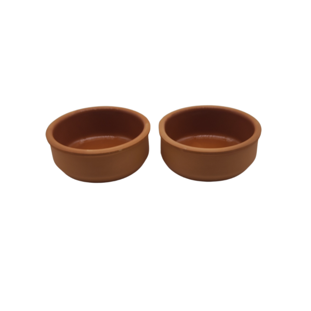 CAZUELA CERAMICA X 2 14.5X4CM