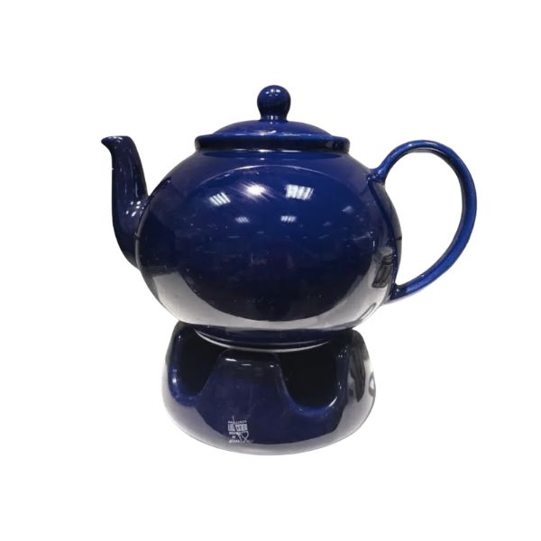 TETERA C/SOPORTE Y MECHERO AZUL