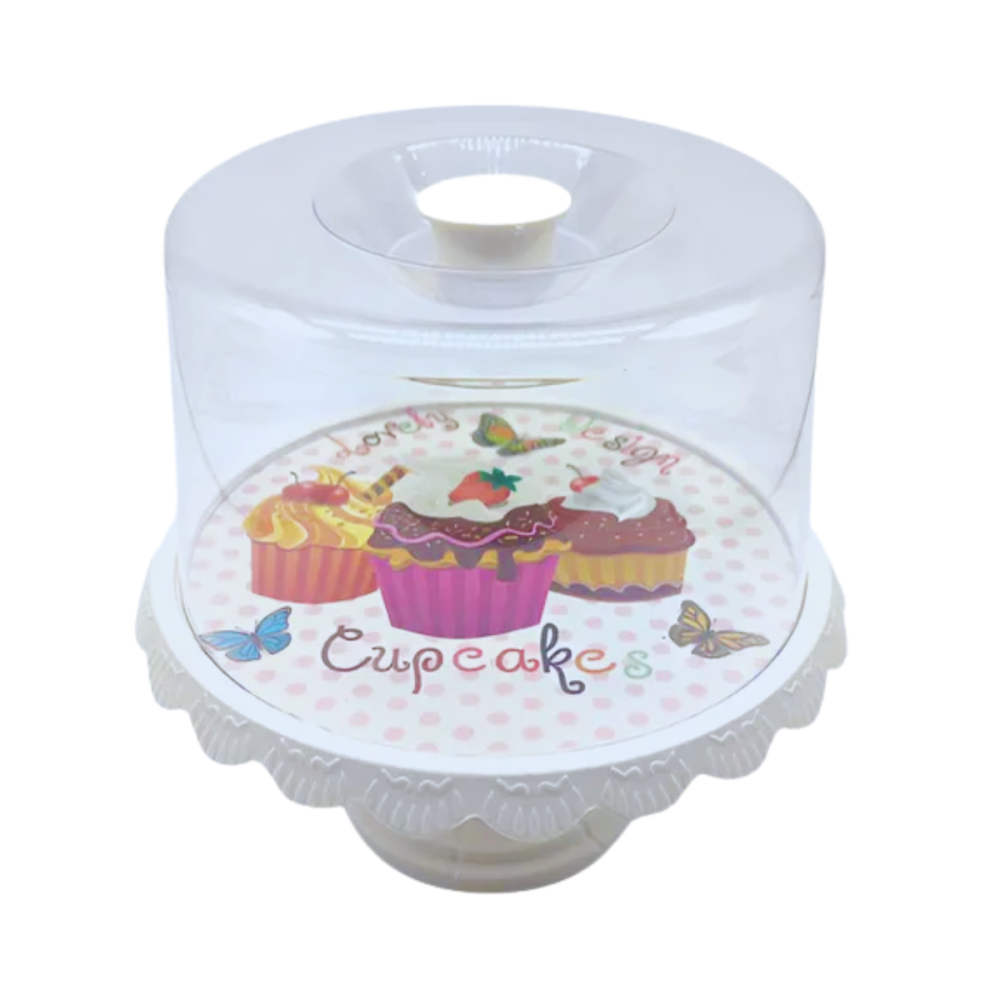 SOPORTE PARA TORTA CON PIE - TORTA DE 18 CMS.