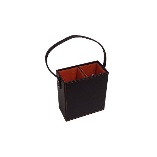 PORTA BOTELLA DE CUERO, DOBLE PALERMO