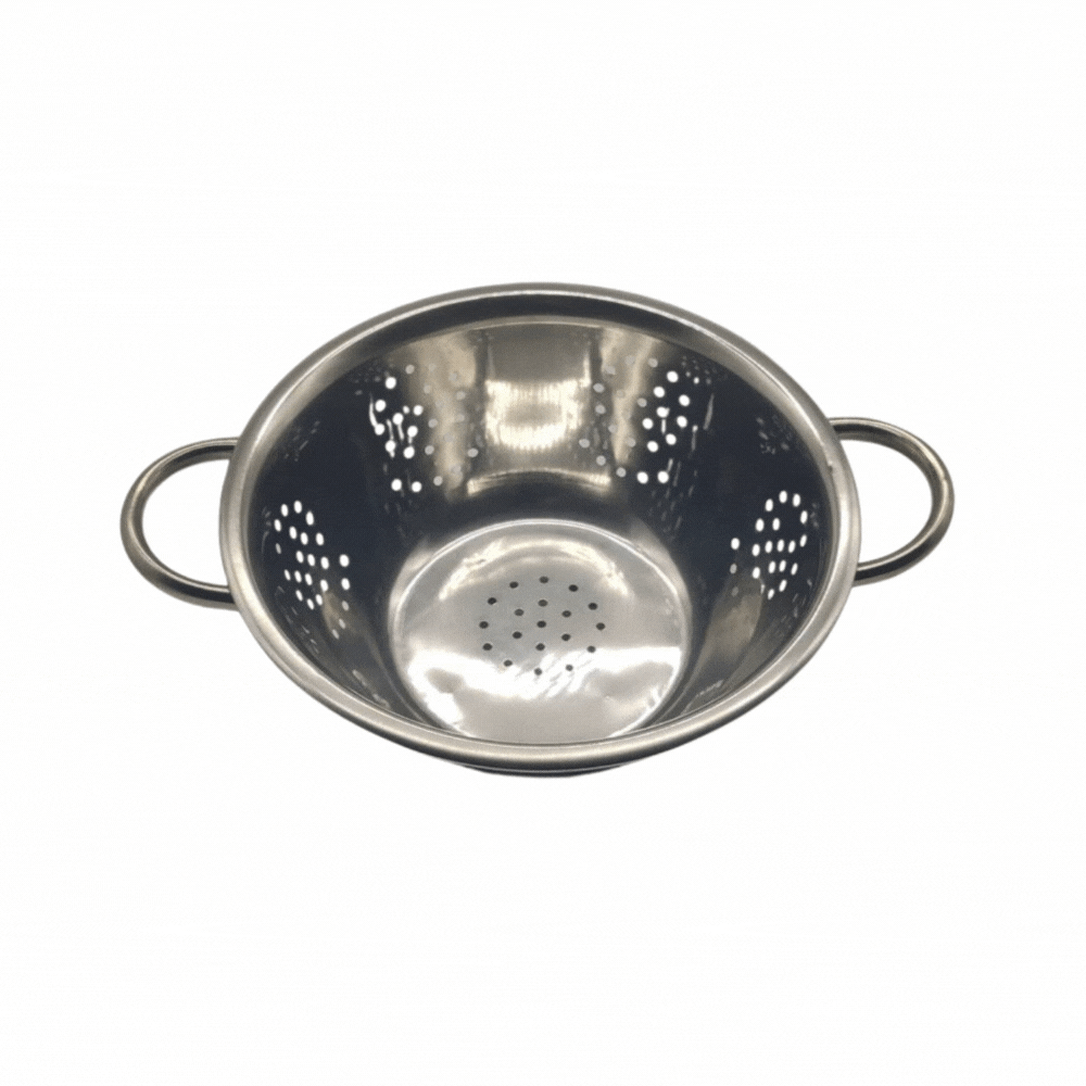 COLADOR CON PIE ACERO INOXIDABLE 24 CMS.