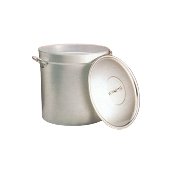 OLLA 2 ASAS DE BRONCE CON TAPA  28CMS. ALUMINIO AGNELLI