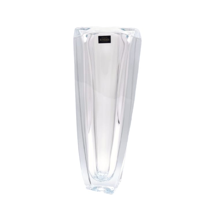 FLORERO CRISTAL PLOMO AREZZO 33cm BOHEMIA
