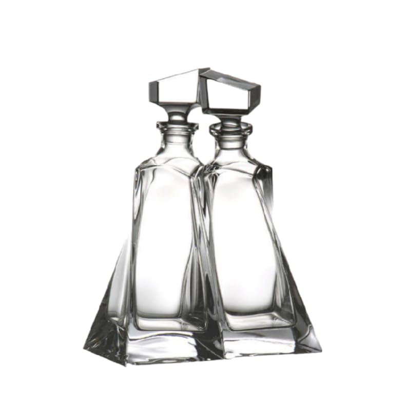 BOTELL�N CRISTAL PLOMO LOVERS x2 Unid  BOHEMIA