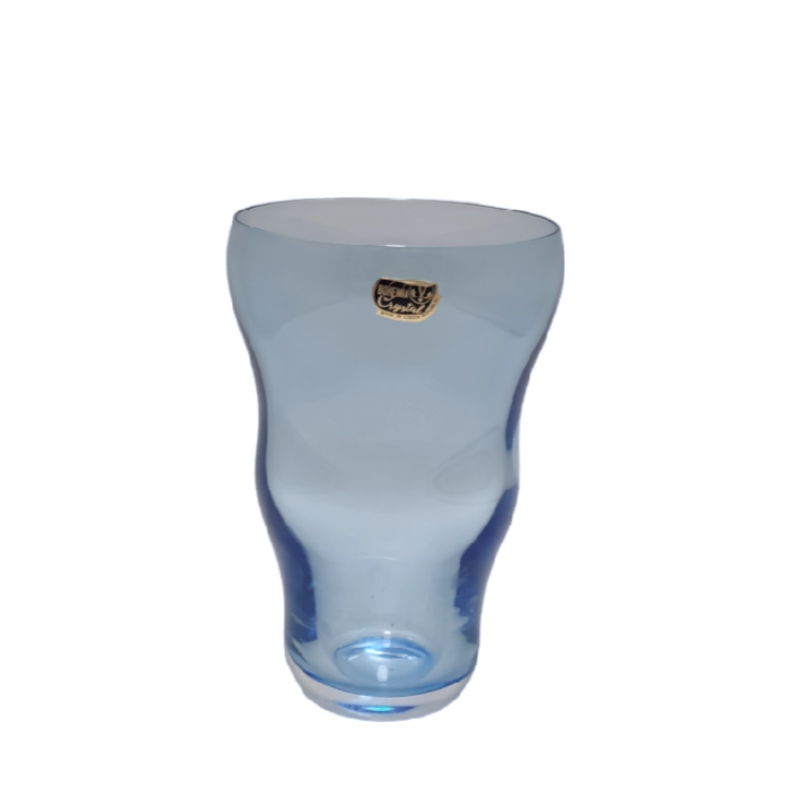 FLORERO CRISTAL FONTANA BLUE 20cm BOHEMIA