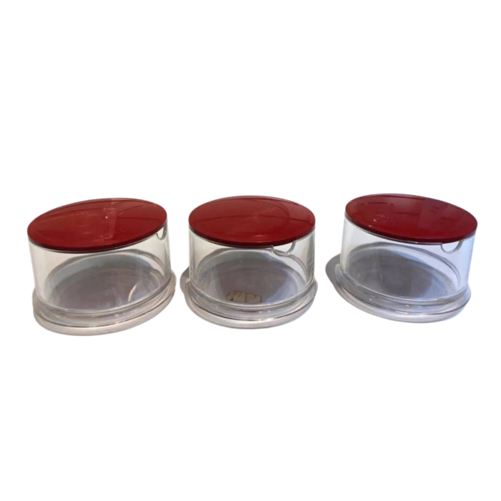 JGO. 3pz DULCERA/AZUCARERO/QUESERA DELTA ROJO