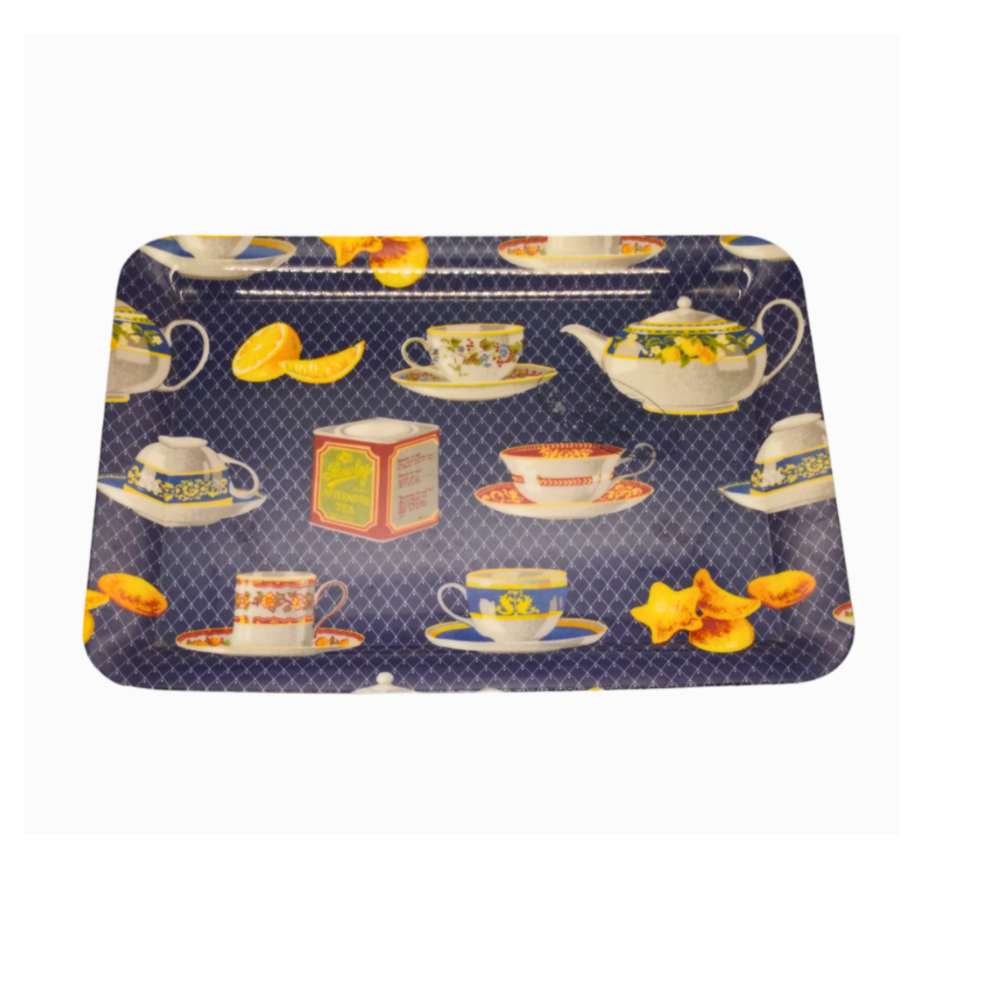 BANDEJA MEL.ENTELADA 40X30 TEA TIME | DELTA 