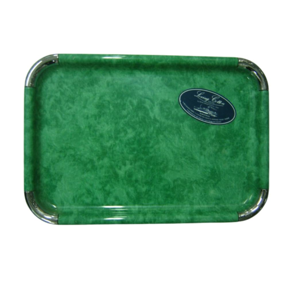 BANDEJA MEL.ENTELADA 45X31 VDE C/PLA