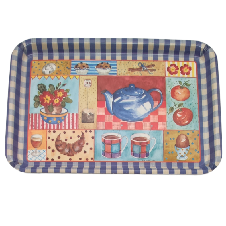 BANDEJA MELAMINA 45X31 HAPPY BREAKFAST | DELTA