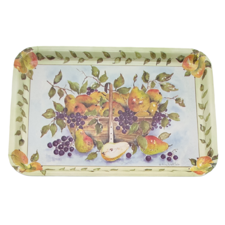 BANDEJA MELAMINA 45X31 CANASTA PERAS | DELTA