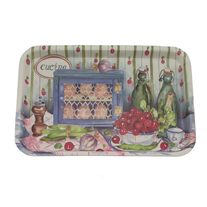 BANDEJA MELAMINA 45X31 RABANITO | DELTA