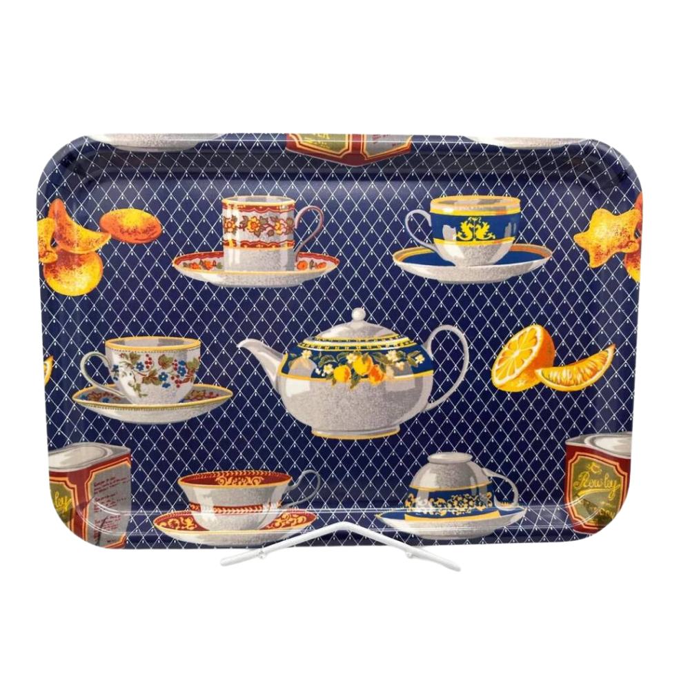 BANDEJA MELAMINA 45X31 TEA TIME DELTA