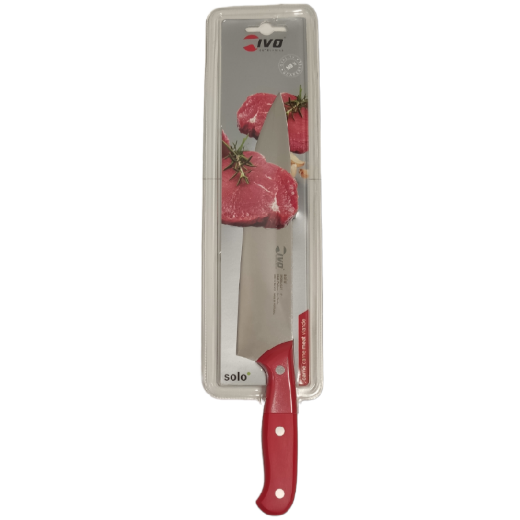 CUCHILLO ROJO PROFESIONAL 20cm - UNIBLOCK | IVO