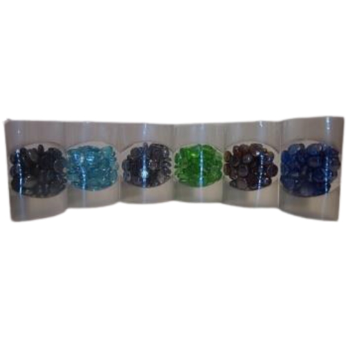 GLASS NUGGETS 10 COLORES SURTIDOS