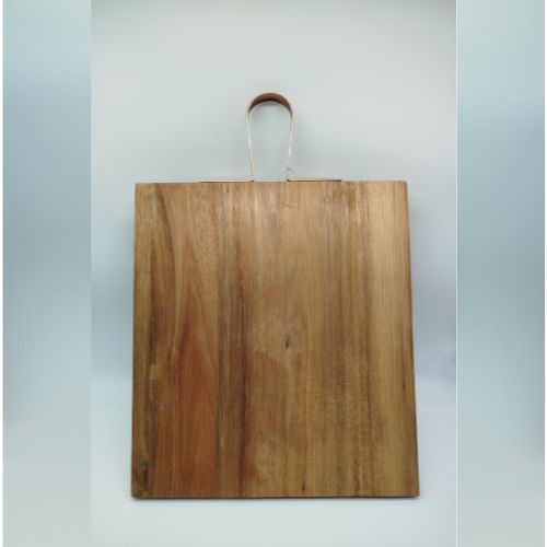 TABLA de MADERA para PICAR con HERRAJE - 35x25x1.5 | PALERMO