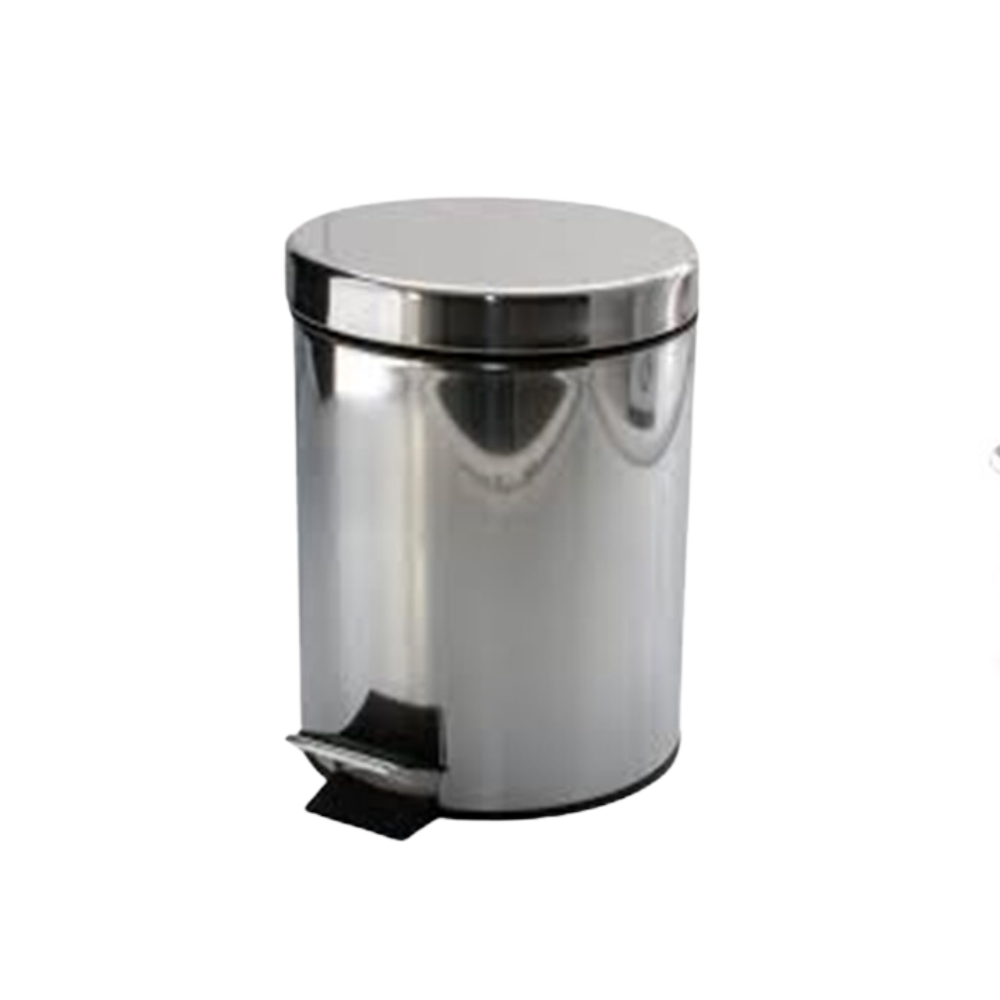 PAPELERA ACERO INOXIDABLE 8 LTS