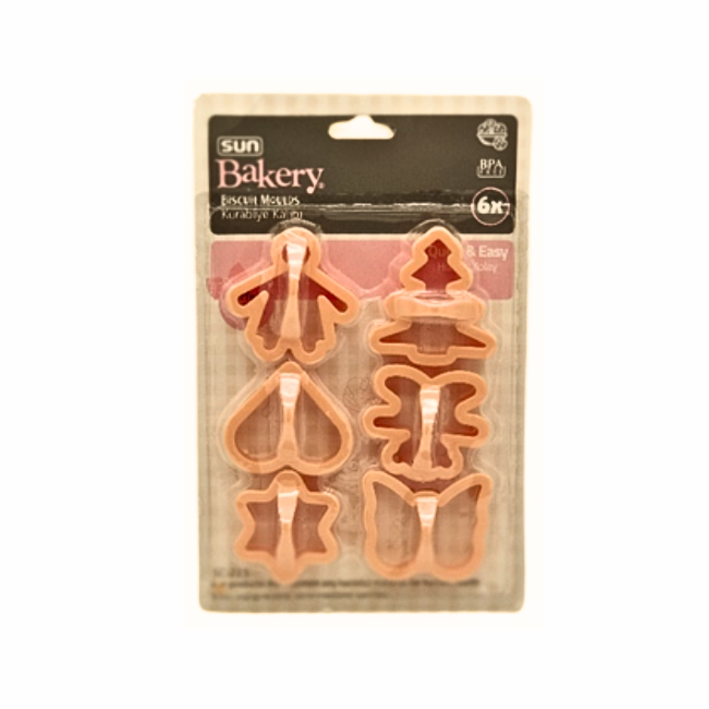 MOLDE CORTANTE GALLETITA 6pz SUN