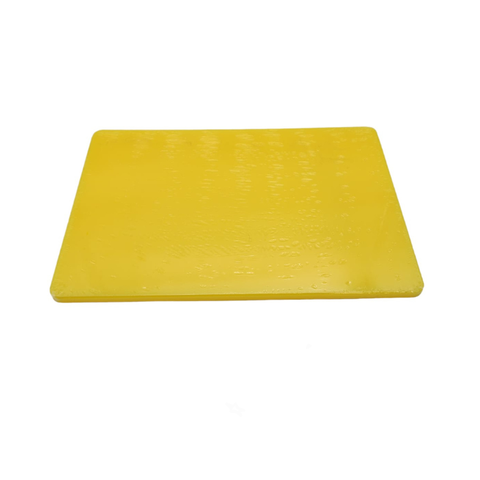 TABLA POLIPROPILENO 40 x 30 x 1,2 CMS AMARILLA