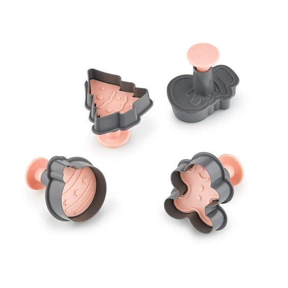 MOLDE GALLETAS NAVIDE�AS X 4