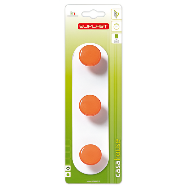 PERCHERO DISPLAY con 3 BOTONES CHICOS ELIPLAST