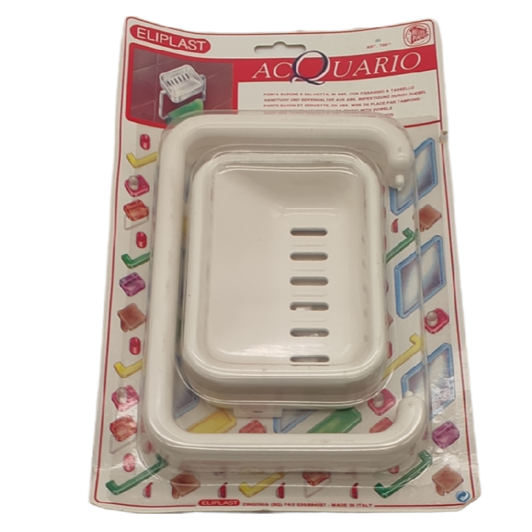 PORTA TOALLAS y JABONERA ABS ELIPLAST