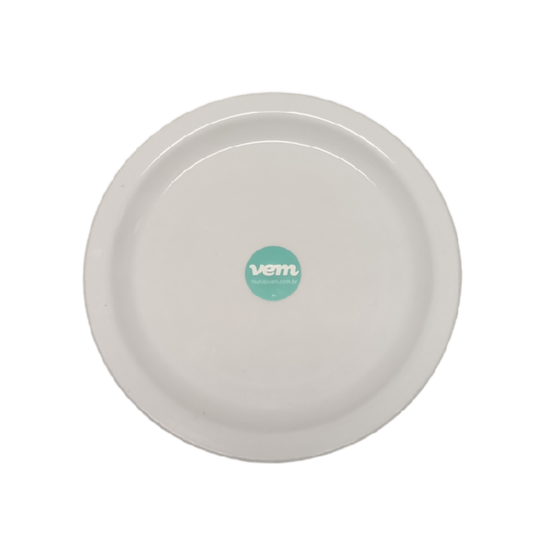 PLATO LLANO ELEGANCE 25 CMS. BLANCO