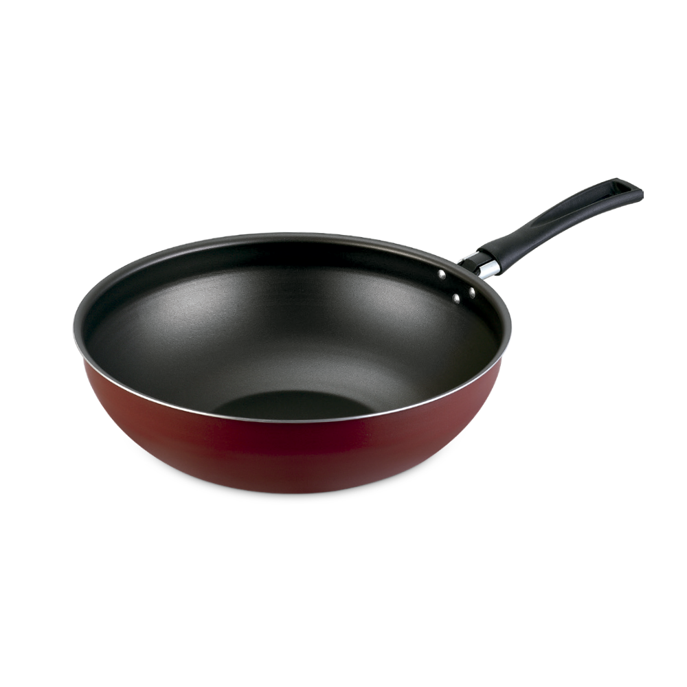 SARTEN WOK  24 CM ROJO EXCLUSIVO