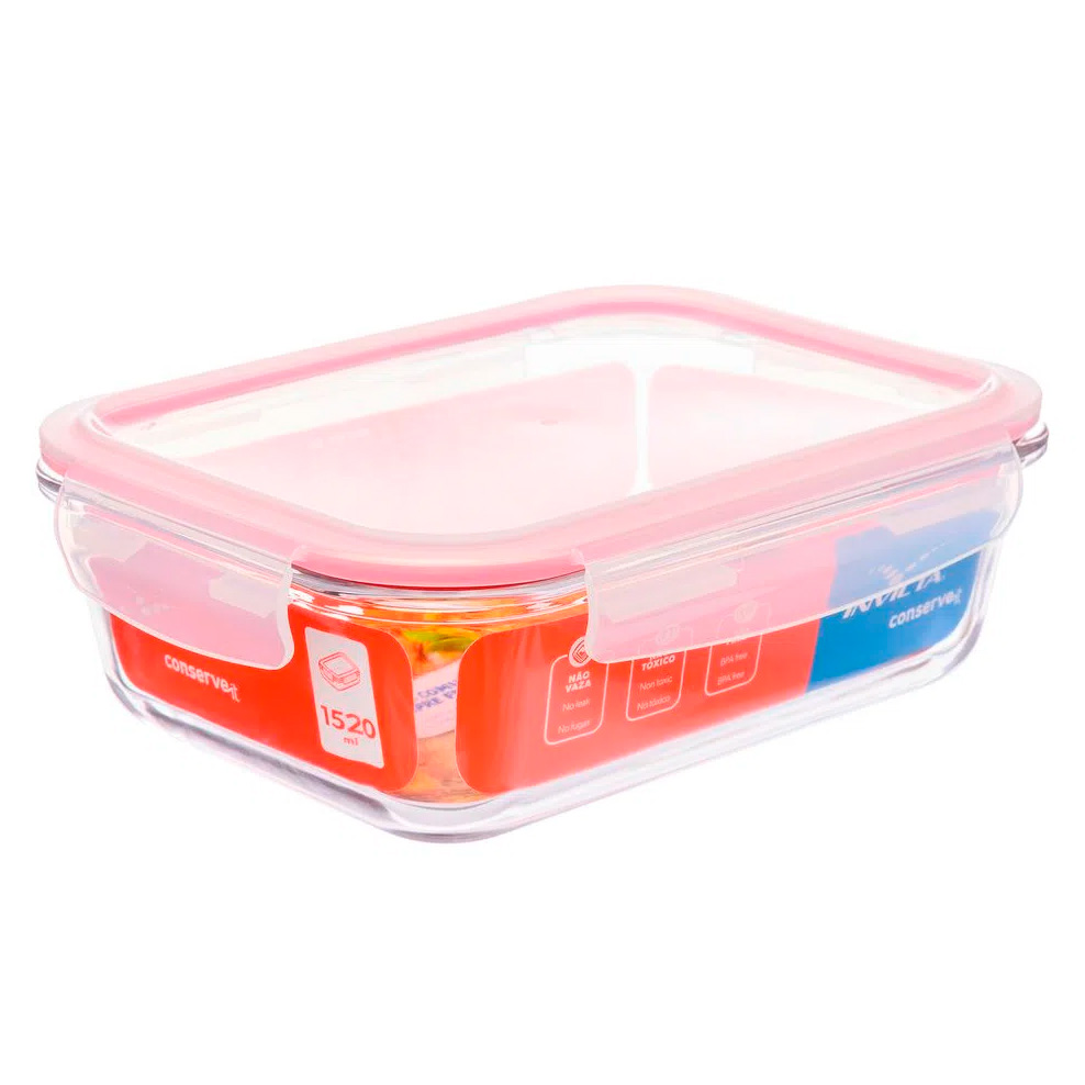 CONTENEDOR HERMETICO 1520ml 15x22x7 INVICTA