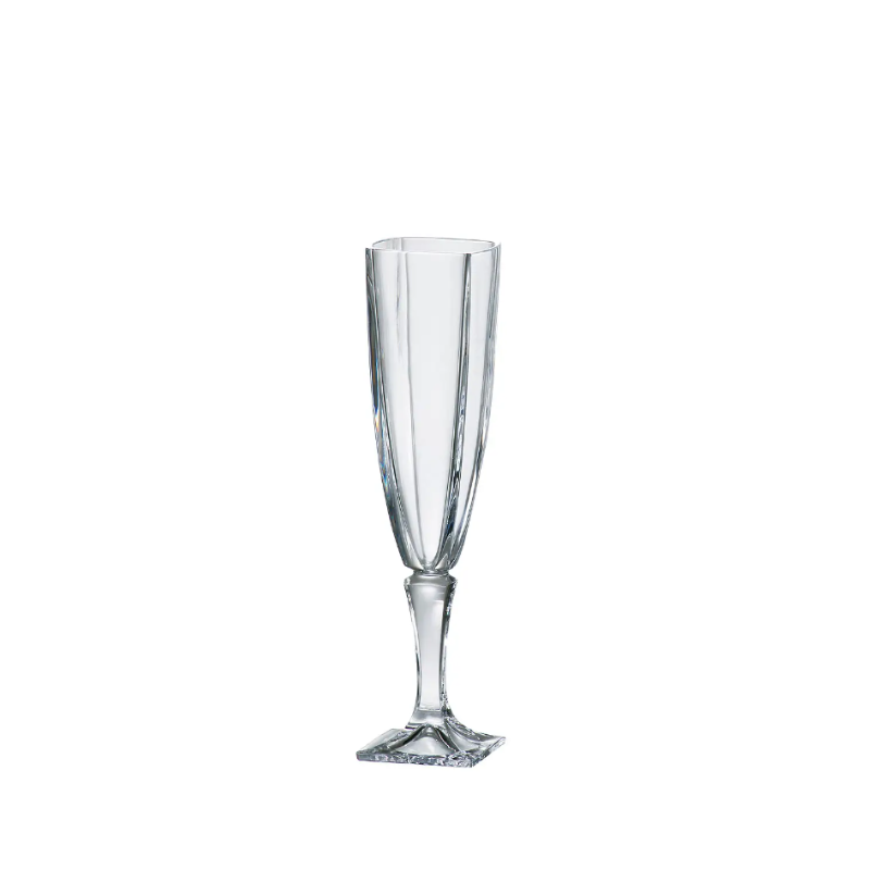 COPA CRISTAL PLOMO FLAUTA AREZZO 140ml BOHEMIA