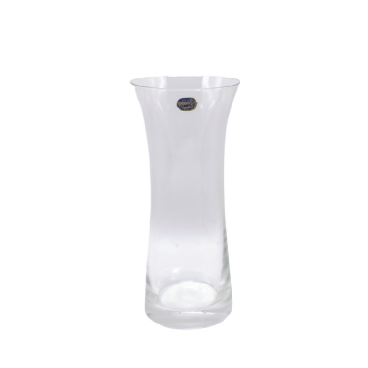 FLORERO CRISTAL TRANSPARENTE HAPPY DAY 23cm BOHEMIA