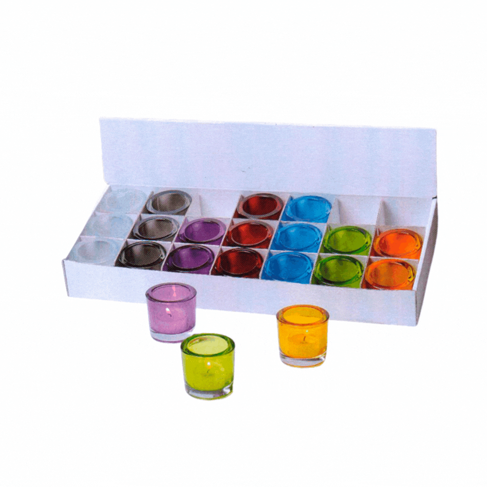 FANAL CRISTAL de COLORES x21 unid. BOHEMIA