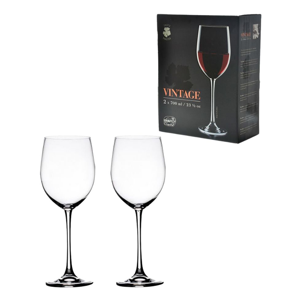 COPA CRISTAL mod. VINTAGE 700ml BOHEMIA