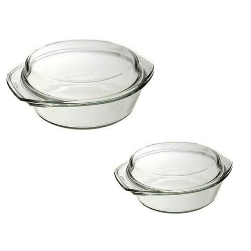 SET x2 CACEROLAS REDONDAS CON TAPA + PINZA SPAG. - SIMAX 