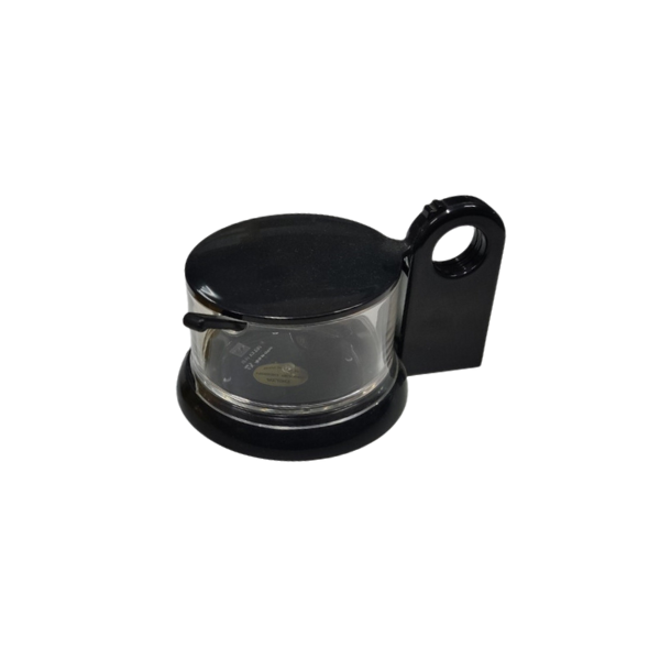 QUESERA/AZUCARERO DE ACRILICO COLOR NEGRO | DELTA