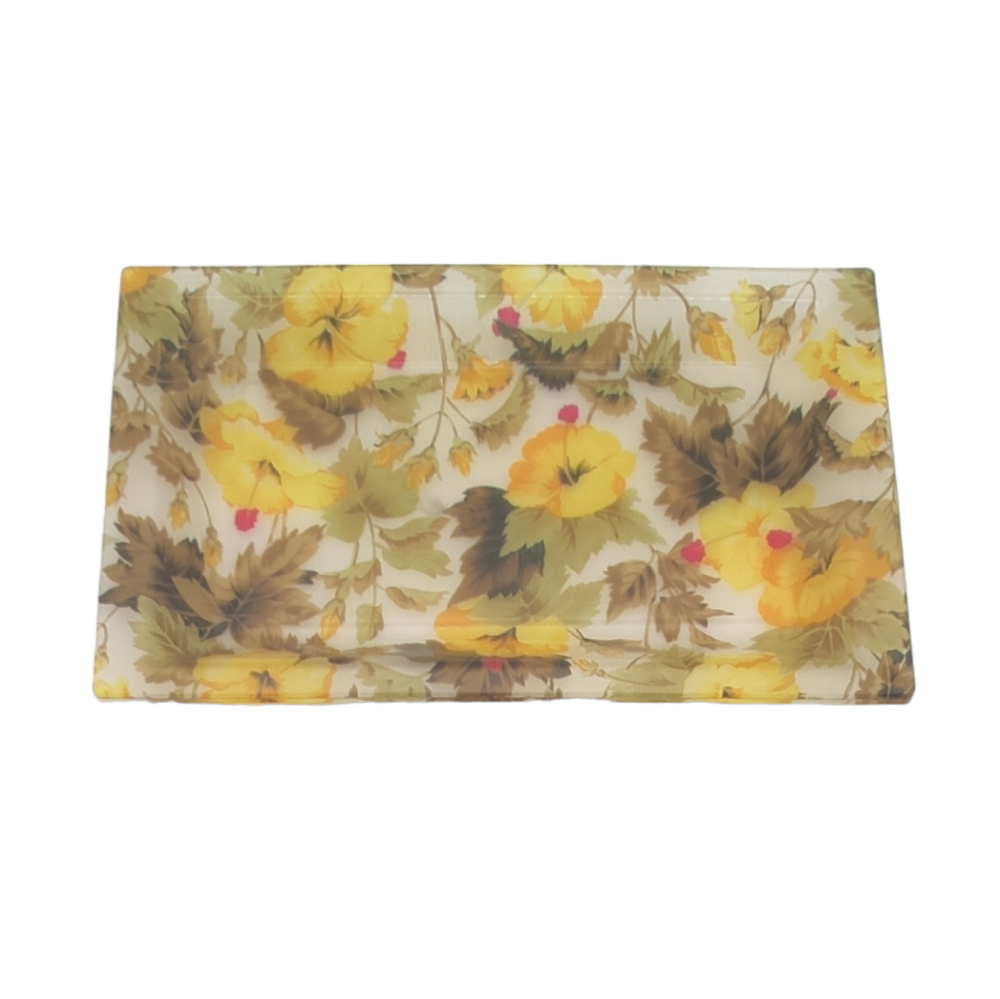 BANDEJA RECTANGULAR YELLOW - DELTA | 38x26cm