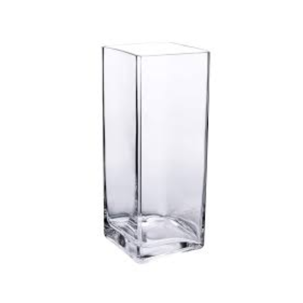 FLORERO CUADRA  - 12 x 12 x 23 CMS.