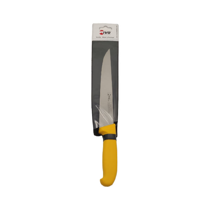 CUCHILLO CARNICERO 20.5cm AMARILLO IVO