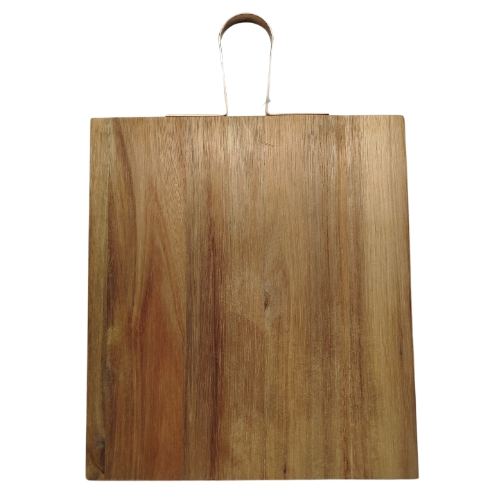 TABLA de MADERA para PICAR con HERRAJE - 35x25x1.5 | PALERMO