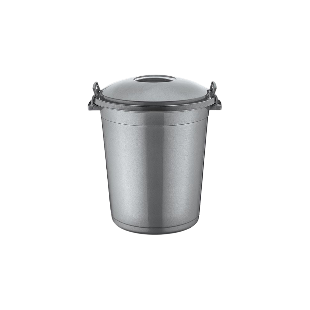 TACHO RESIDUOS C/TAPA RED 50 LTS