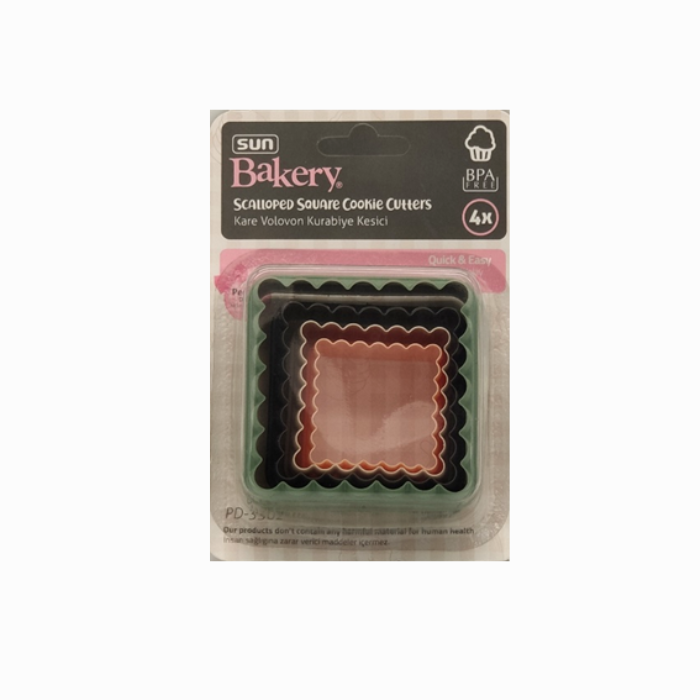MOLDE CUADRADO CORTANTE para GALLETAS SUN