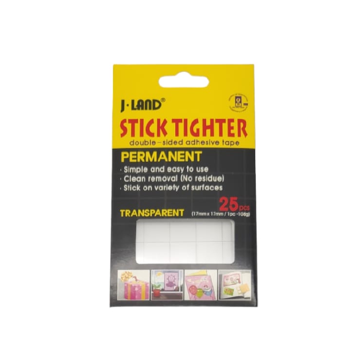 CINTA ADHESIVA DOBLE FAZ 17x17 