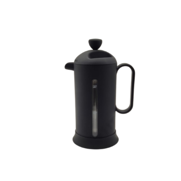 CAFETERA 4 TAZAS CON EMBOLO NEGRO