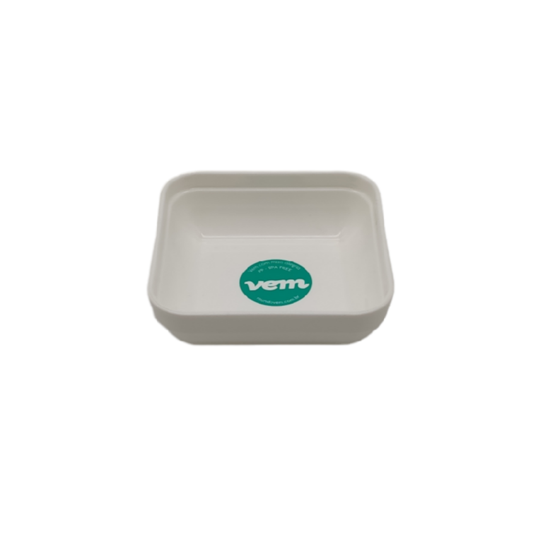 BANDEJA CHEF 11 X 11 CMS. 250 ML. BLANCO