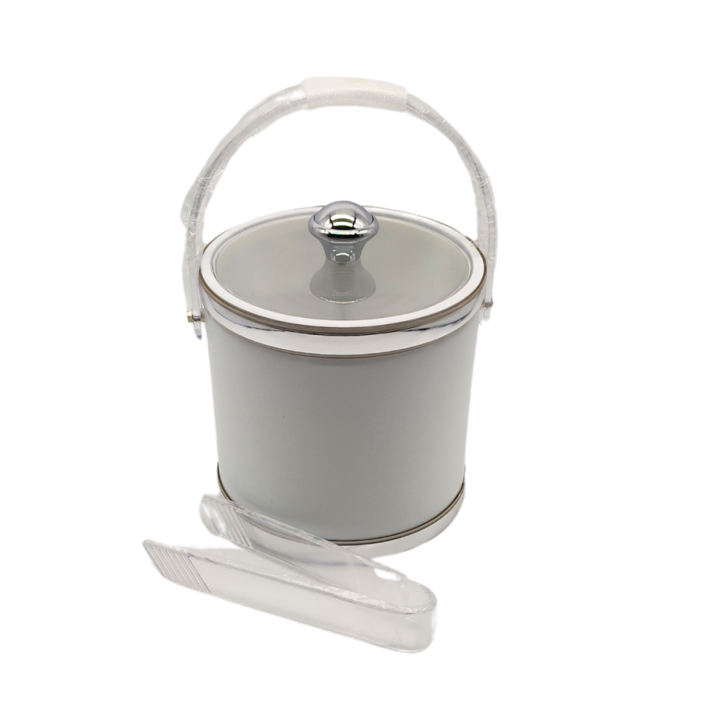 BALDE para HIELO REDOND. BLANCO