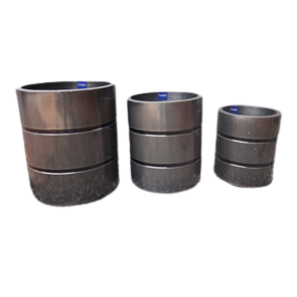 MACETA X3 ZINC REDONDA - DIAMETRO: 26-32-38