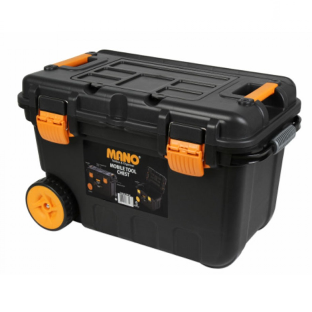 CAJA HERRAMIENTAS C/RUEDAS Y ASA 28